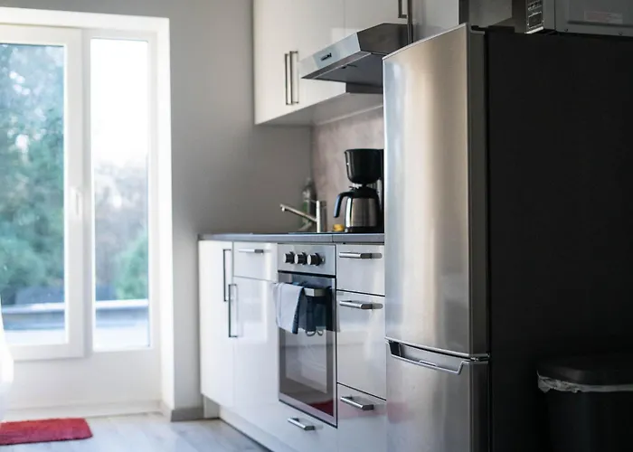 Fuer 2 - Free Parking Mit Waschmaschine - Messe Appartement